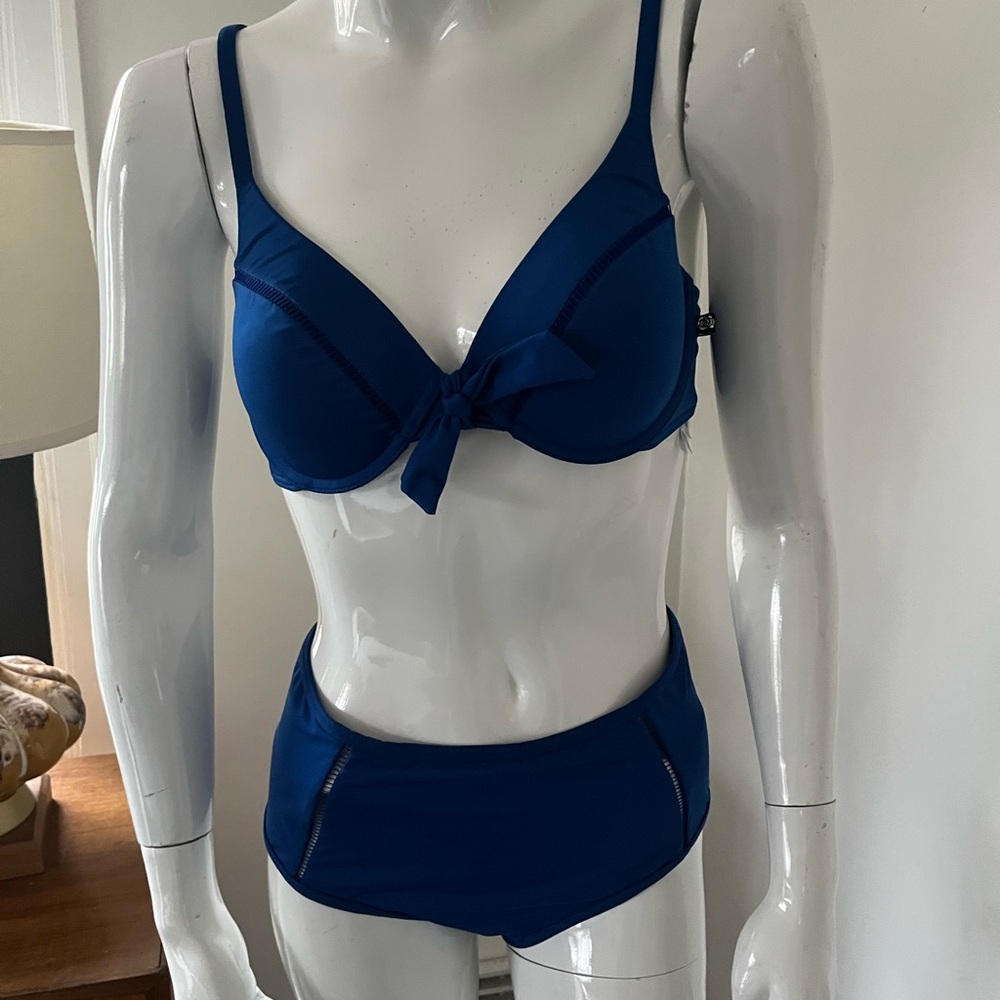 Vibrant Blue 3 piece Bikini Set